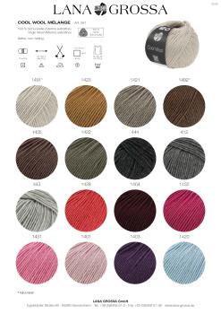 Cool Wool Melange Farbkarte 2025/1